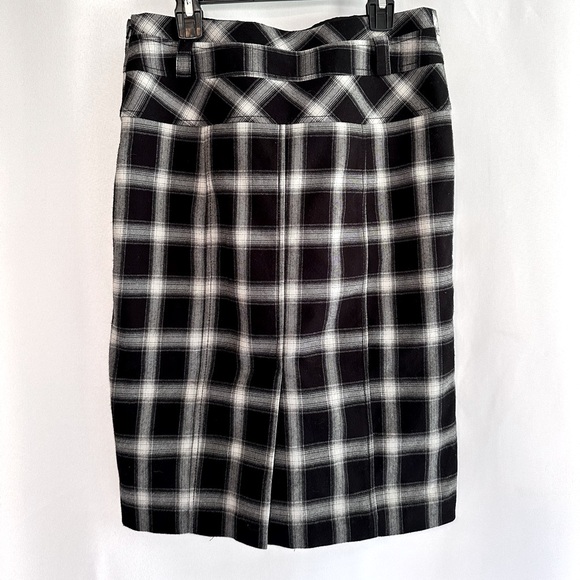 DALIA COLLECTION Vintage Checked Pencil Skirt - Picture 2 of 8